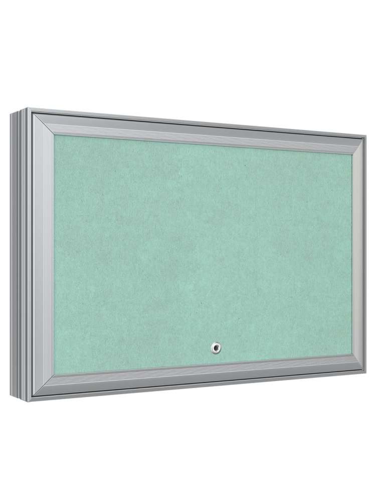 Люк ревизионный D Ceramo Base 300х200 скрытый монтаж съемный алюминий EVECS