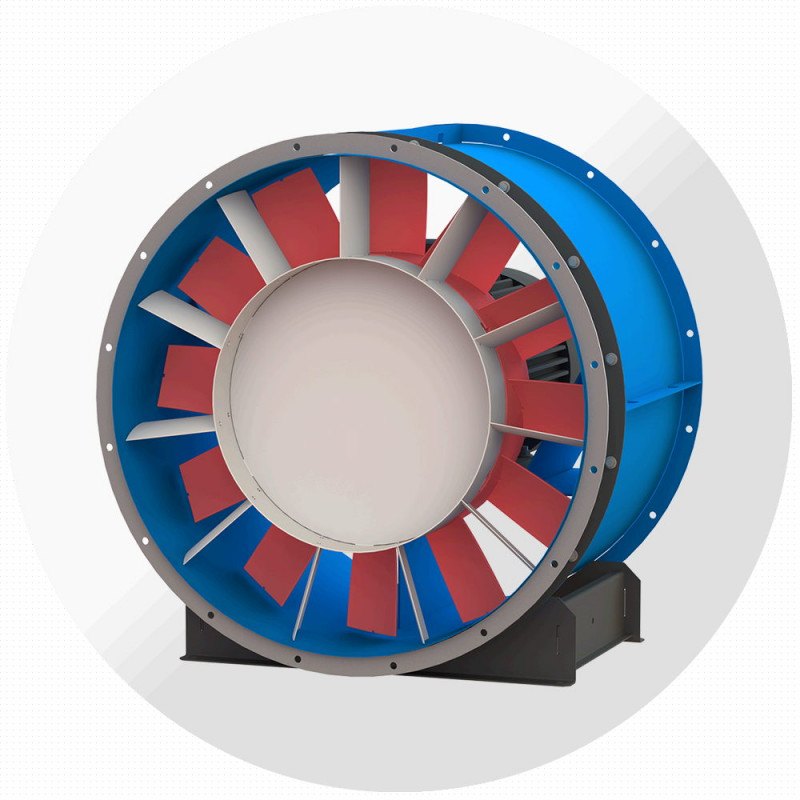 Осевой вентилятор ВО-13-284 №7,1, Ø710 мм