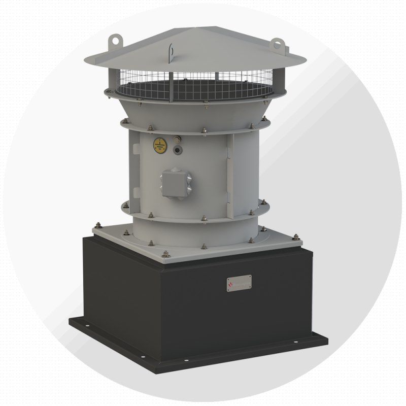 Крышный приточный вентилятор ВКОП-С №7,1, Ø710 мм